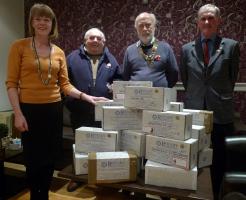 Shoeboxes with Wendy Morton, Phil Oliver, John Morton and John Borrill